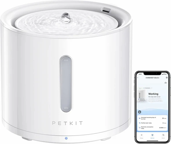 PETKIT EVERSWEET Solo 2 Köpek Kedi Kablosuz Pompalı Su Çeşmesi ürün görseli