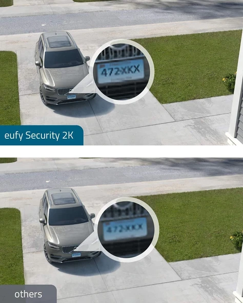 eufy Security Projektör Kamerası - Yerleşik AI - Resim 3