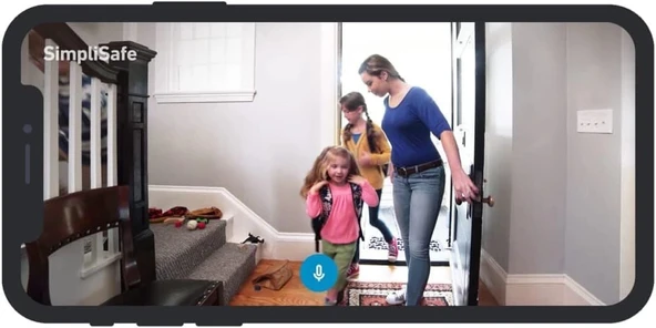SimpliSafe İç Mekan Kamerası (1080p) - Ev Güvenlik Sistemi - Resim 4