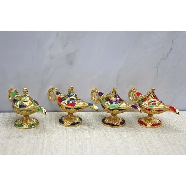 pilelistore Mineli Metal Alaatin Lambası ürün görseli 1