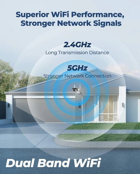 REOLINK 4K WiFi Güvenlik Kamerası - Ultra Geniş Açılı - Resim 4