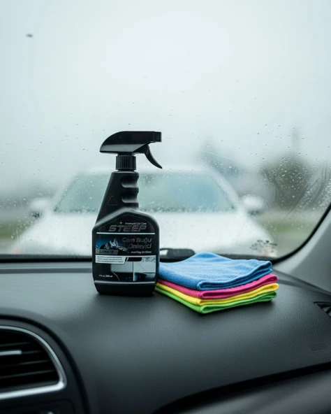 STEEP Ultimate Cam Buğu ve Leke Önleyici 500 Ml Mikrofiber Uygulama Bezi 40x40 - Resim 2