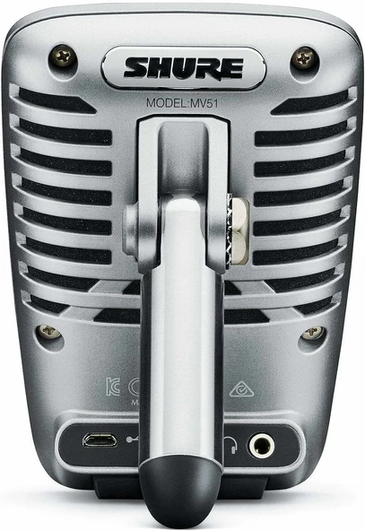 Shure MV51 Dijital Geniş Diyaframlı Kondenser Mikrofon - Resim 3