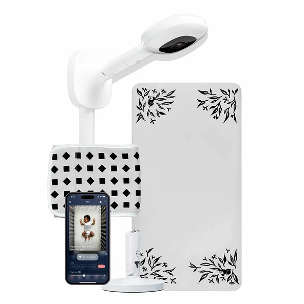 Nanit Pro Eksiksiz İzleme Sistemi – Wi-Fi HD Video Kamera İçerir ürün görseli