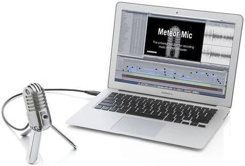 Samson Meteor Mic USB Stüdyo Kondenser Mikrofon (Beyaz) - Resim 4