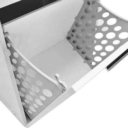 Diamond Çamaşır Sepetli ve Çekmeceli Çok Amaçlı Dolap-Lake Beyaz 52x83x38 cm (GxYxD) - Resim 6