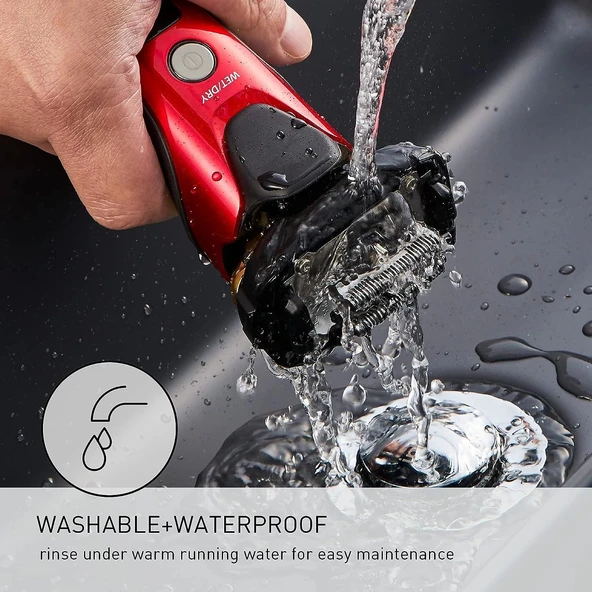 Panasonic Arc5 Elektrikli Erkek Tıraş Bıçağı ES-ALV6HR (Kırmızı) - Resim 3