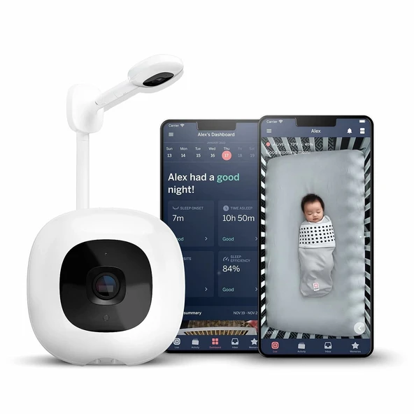Nanit Pro Akıllı Bebek Monitörü ve Duvar Montajı Wi-Fi HD Kamera ürün görseli 1