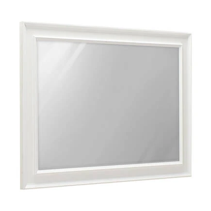 Country Şifonyer Aynası - Mat Lake Beyaz 90x65x4 cm (GxYxD) ürün görseli 1