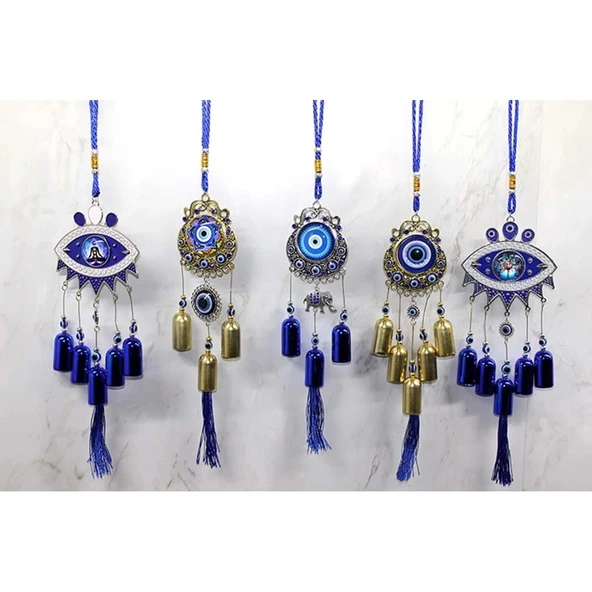 pilelistore Metal Nazar Boncuğu Çan ürün görseli 1