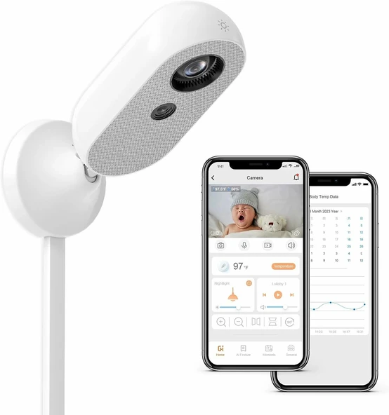 Cheego Akıllı Bebek Monitörü WiFi-CCA3-W- Duvar Montajı ürün görseli 1