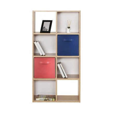 Vera 8 Bölmeli Kitaplık-Sonoma 61x121x30 cm (GxYxD) - Resim 5