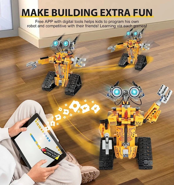 Sillbird Robot STEM Projeleri (468 Parça) - Resim 3