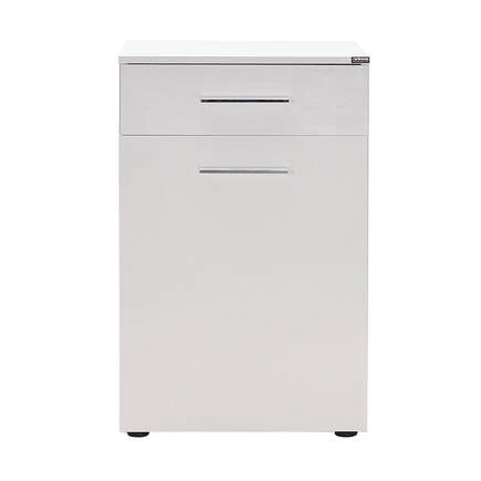 Diamond Çamaşır Sepetli ve Çekmeceli Çok Amaçlı Dolap-Lake Beyaz 52x83x38 cm (GxYxD) - Resim 4