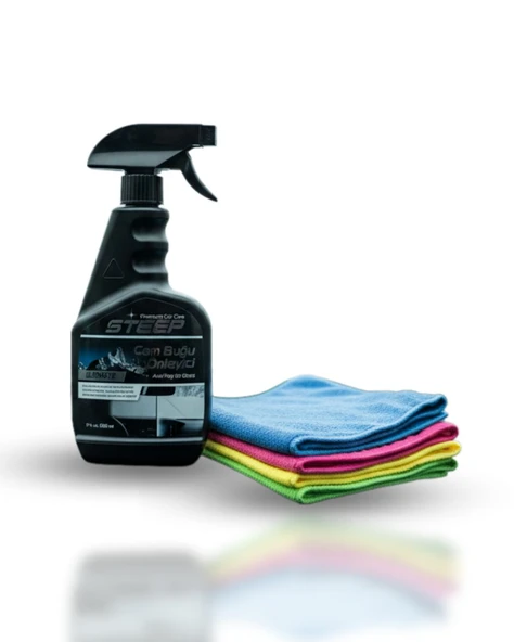 STEEP Ultimate Cam Buğu ve Leke Önleyici 500 Ml Mikrofiber Uygulama Bezi 40x40 ürün görseli 1