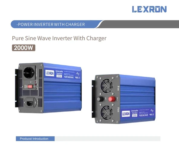 LEXRON - İnges 12 VOLT 2000 WATT 2 KW UPS ŞEBEKEDEN ŞARJ EDİLEBİLİR İNVERTER İNVERTÖR - KARAVAN - Resim 5