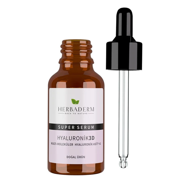Herbaderm Hyaluronik 3D Serum 30 ml - Resim 2