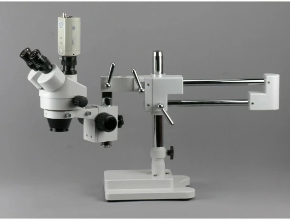 AmScope SM-3T Profesyonel Trinoküler Stereo Zoom Mikroskop - Resim 3