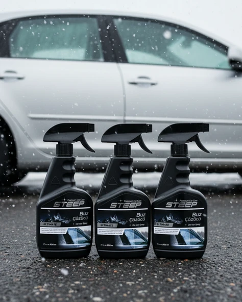 STEEP Ultimate Cam Buz Çözücü ve Buzlanma Önleyici 500 Ml 3 Adet - Resim 2