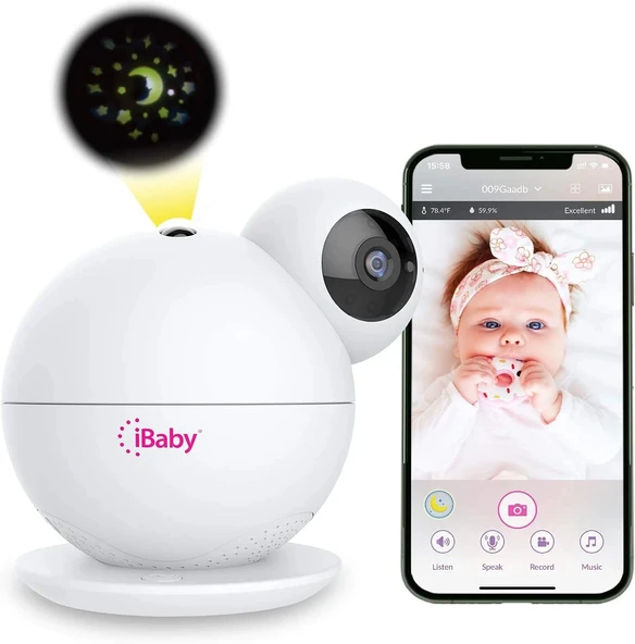 iBaby M8 2K Akıllı Bebek Monitörü, 2 Yönlü Konuşma ürün görseli 1