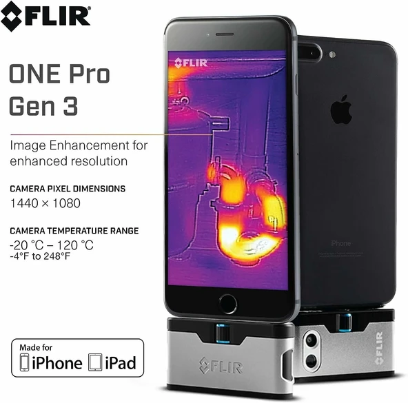 FLIR ONE Gen 3 - iOS - Termal Kamera MSX Görüntü İyileştirme Teknolojisi - Resim 2
