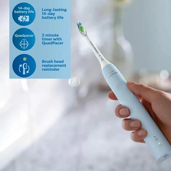 Philips Sonicare Elektrikli Diş Fırçası DiamondClean - Mavi - Resim 4