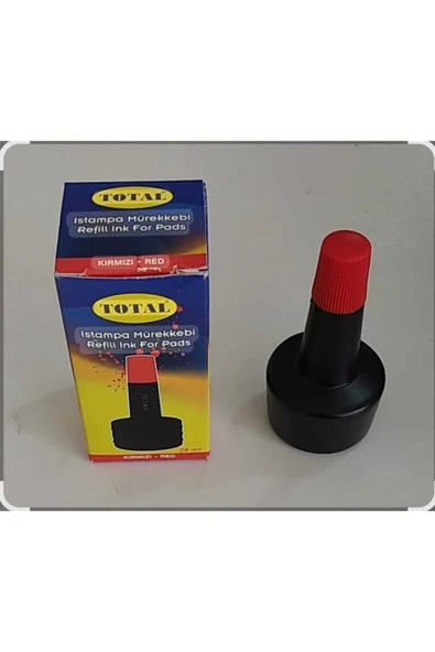 TOTAL ISTAMPA MÜREKKEBİ KIRMIZI 28 ML TOT-482 TOTAL ürün görseli