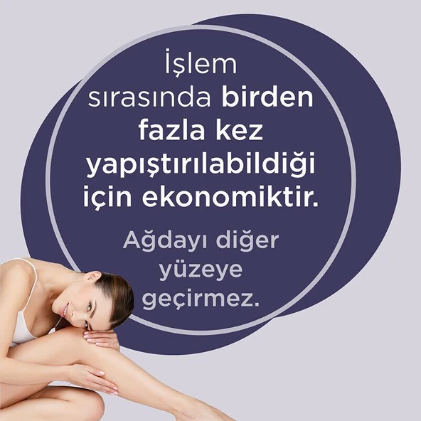 Sesu Ağda Bezi 1 Adet Spatula + 2 mt x 10 Adet - Resim 5