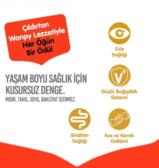 Wanpy Tahılsız Tavuklu Yetişkin Kedi Maması 8 kg - Resim 3