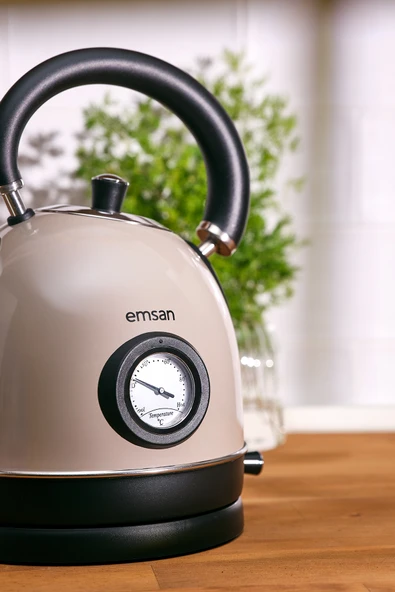 Emsan Turtle Kettle Beige - Resim 11