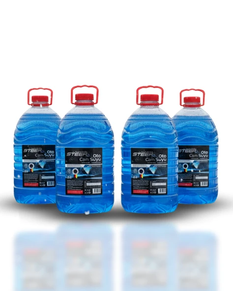 STEEP Oto Cam Suyu -20 Derece Antifriz İçerikli 5 Lt 4 Adet - Resim 2