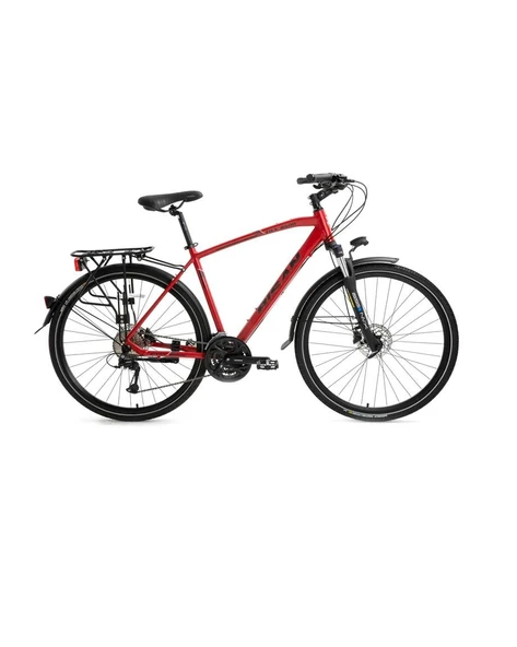 BİSAN TRX 8500 CITY ERKEK ŞEHİR BİSİKLETİ 46CM HD 28 JANT 27 VİTES MAT KIRMIZI SİYAH ürün görseli