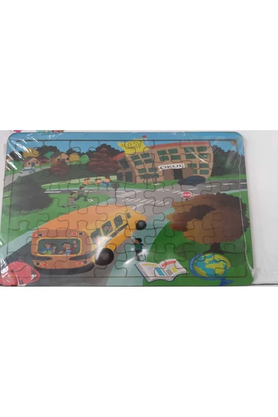 Kelime Eğitim Araçları 48 Parça Ahşap Yapboz ürün görseli