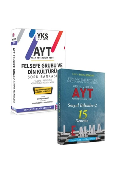 Lemma Yayınları ?Yargı LEMMA YKS 2. Oturum AYT Sosyal Bilimler-2 15 Deneme ürün görseli