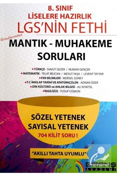Branş Akademi 8. Sınıf Lgs'nin Fethi Mantık-muhakeme Soruları ürün görseli