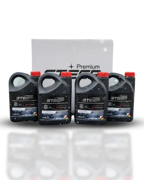 STEEP Coollife Antifriz -42 Derece Kırmızı 3 Lt 4 Adet ürün görseli 1