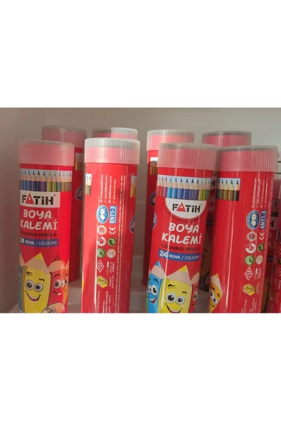 Fatih Kuru Boya Tam Boy 24 Renk Tüplü ürün görseli