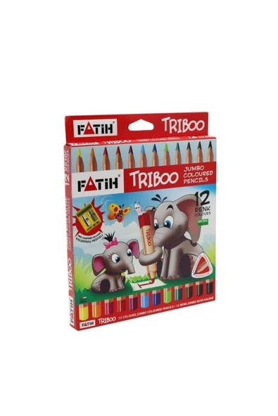 Fatih Triboo Jumbo Kuru Boya 12 Li ürün görseli