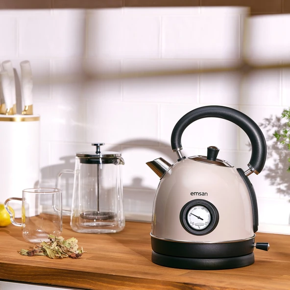 Emsan Turtle Kettle Beige ürün görseli