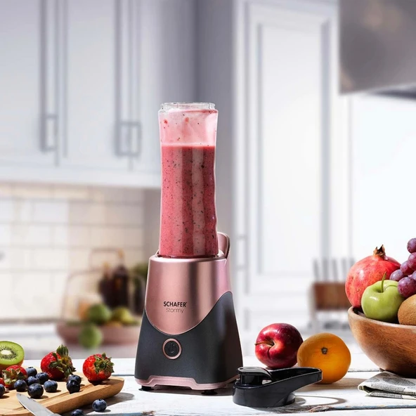 Schafer Stormy 400 W Kişisel Blender - Rose Gold - Resim 3