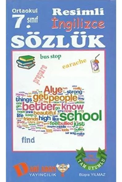 Dahi Adam Yayıncılık 7. Sınıf Resimli İngilizce Sözlük / Dahi Adam Yayıncılık / Büşra Yılmaz ürün görseli