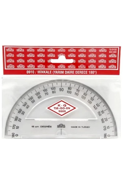 HATAS 0910 Minkale 180 Derece 15cm ürün görseli