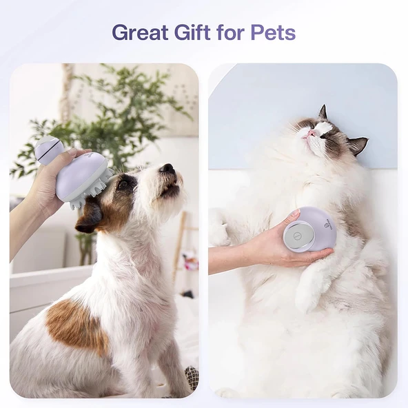 COMFIER Kablosuz Elektrikli Saç Derisi Masaj Cihazı - Mor - Resim 4