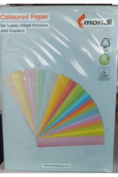 Mondi Mavi Renkli Fotokopi Kağıdı A4 ürün görseli