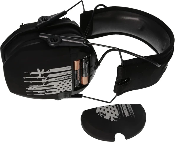 Walker's Razor Slim Ultra Düşük Profilli Kompakt Tasarımlı Kulaklık - Bayrak - Resim 5