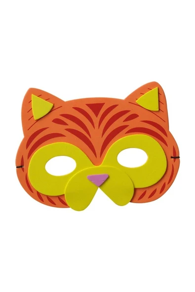 Bubu Bu-bu Lastikli Eva Maske Leopar ürün görseli