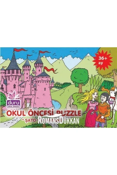Duru Büyük Yer Puzzle (50x70) Şato Ve Prenses ürün görseli