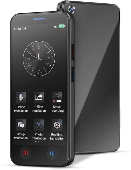 Uluck Taşınabilir Tercüman Cihazı ChatGPT Ai Voice Anında İki Yönlü 139 Dil ürün görseli 1