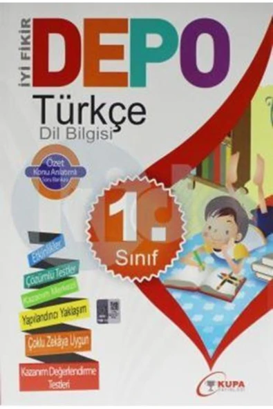 Kupa Yayınları 1. Sınıf Türkçe Özet Konu Anlatımlı Soru Bankası Kupa ürün görseli