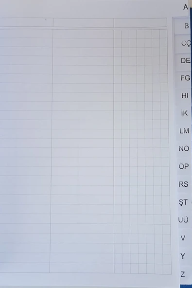 Gürpaş Ticari Fihrist 12'Li 20X28 Cilt Bezli - Resim 2